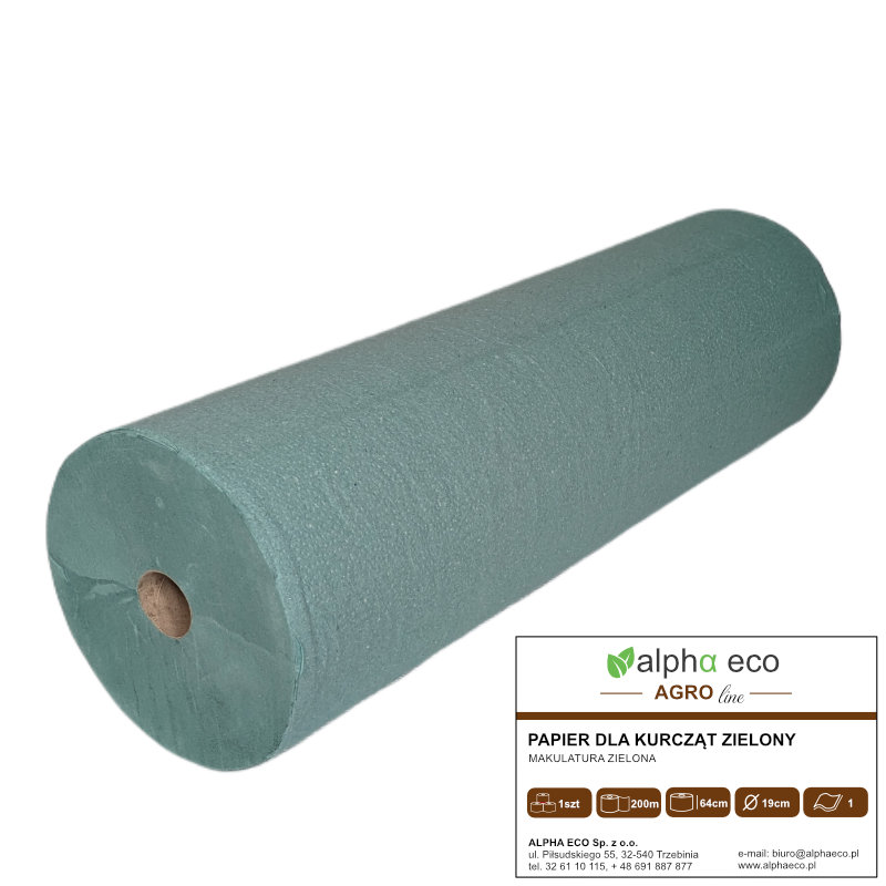 PAPIER DLA KURCZĄT ZIELONY